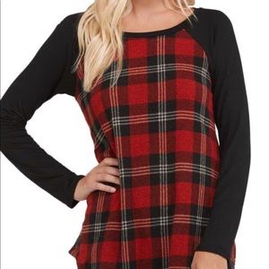 Plaid top